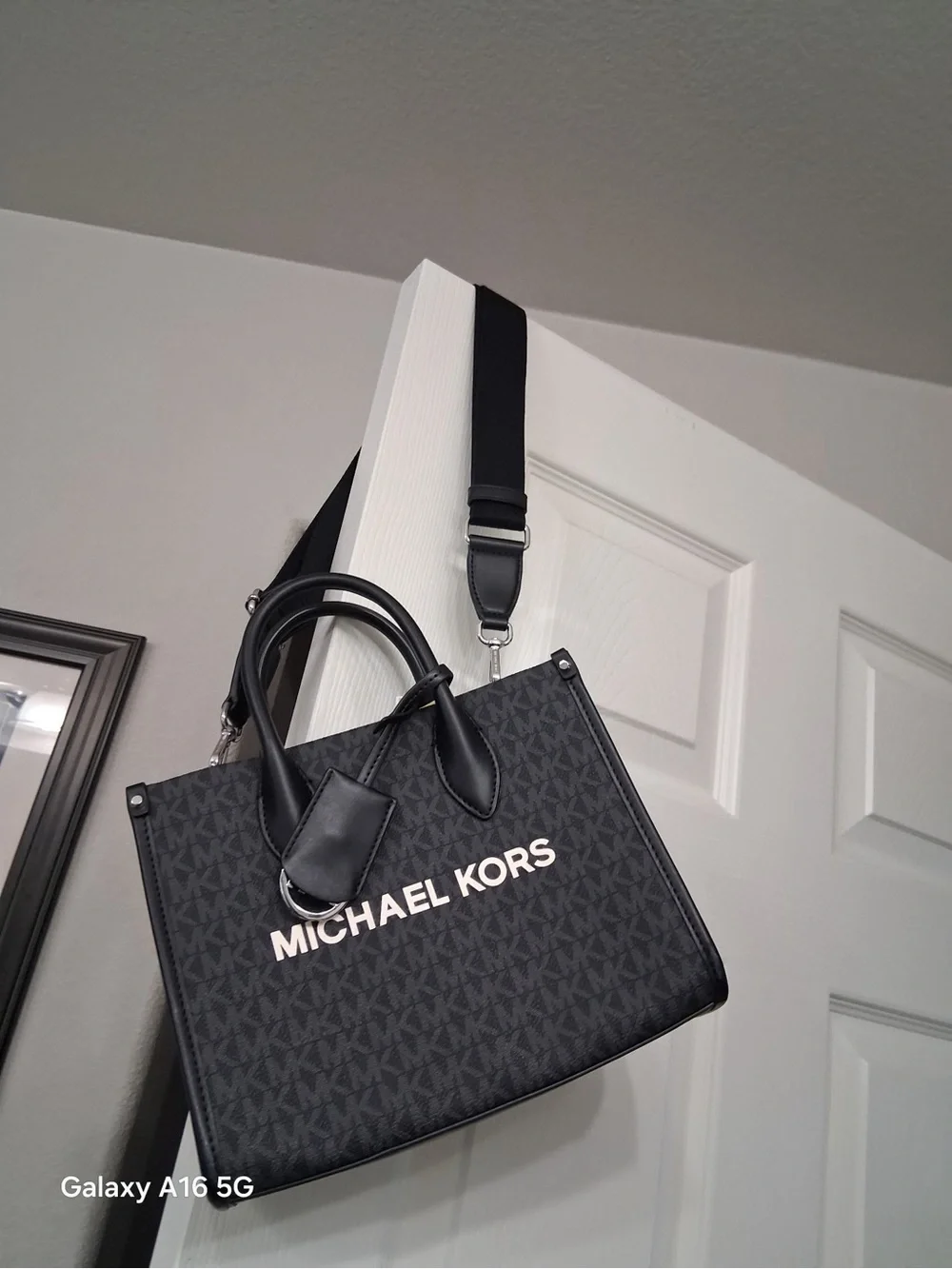 Michael Kors Black Logo Tote Briefcase